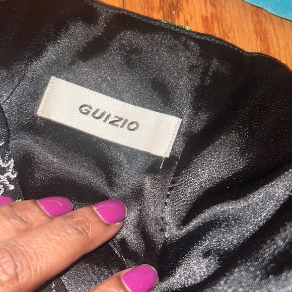 Danielle Guizio Embroidered Mini Skirt size Medium - Picture 7 of 9